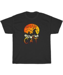 Meow I’m A Halloween Cat T-Shirt AA