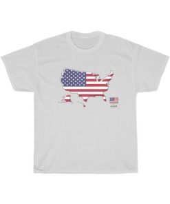 United States Of America Map T-Shirt AA