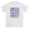 United States Of Anxiety Short sleeve t-shirt AA