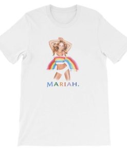 Vintage Hot Mariah Carey Rainbow Shirt AA