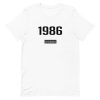 1986 Short-Sleeve Unisex T-Shirt AA