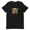 Baby Yoda playing violin Short-Sleeve Unisex T-Shirt AA