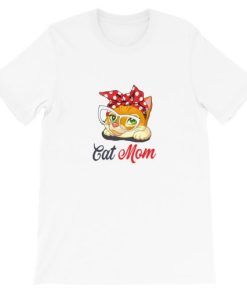 Cat bow head cat mom Short-Sleeve Unisex T-Shirt AA