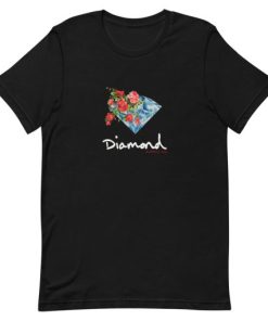 Diamond Supply Painted Floral Short-Sleeve Unisex T-Shirt AA