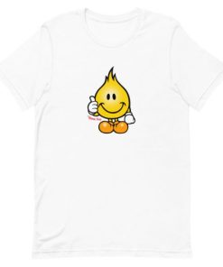 Flame Boy Skateboard Short-Sleeve Unisex T-Shirt AA