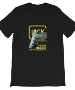 Glock 19 Austria Rock Out Gun Short-Sleeve Unisex T-Shirt AA