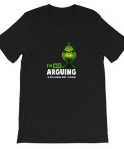 Grinch I’m Not Arguing I’m Explaining Short-Sleeve Unisex T-Shirt AA