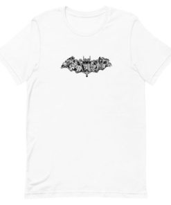 Haunted Mansion Halloween Bat Short-Sleeve Unisex T-Shirt AA
