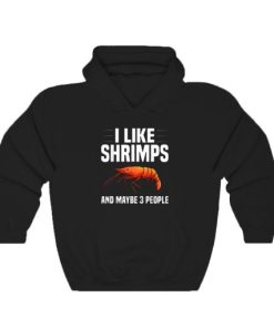 I Like Shrimps Cute Hoodie And Maybe 3 People AA