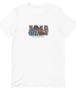 Kennedy Space Center Cat Astronauts Short-Sleeve Unisex T-Shirt AA