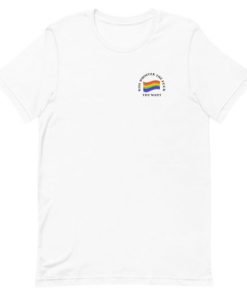 Kiss Whoever The Fuck You Want Flag Short-Sleeve Unisex T-Shirt AA