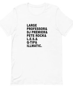 Large Professor Dj Premier Pete Rock Short-Sleeve Unisex T-Shirt AA