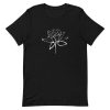 Lotus Flower Calligraphy Short-Sleeve Unisex T-Shirt AA