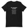 My favorite colors Short-Sleeve Unisex T-Shirt AA