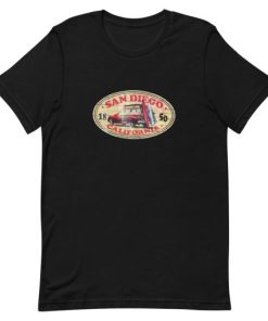 Retro San Diego California Short-Sleeve Unisex T-Shirt AA