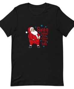 Santa Rubbed Your Toothbrush On His Balls Short-Sleeve Unisex T-Shirt AA