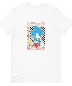 Sonic Japanese Short-Sleeve Unisex T-Shirt AA