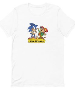 Sonic the Hedgehog x Keebler Elf Short-Sleeve Unisex T-Shirt AA