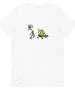 Spongebob Pizza Short-Sleeve Unisex T-Shirt AA