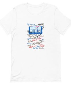 The Office Dunder Mifflin Signature Short-Sleeve Unisex T-Shirt AA