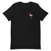 Tiny Flamingo Short-Sleeve Unisex T-Shirt AA