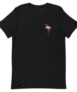 Tiny Flamingo Short-Sleeve Unisex T-Shirt AA