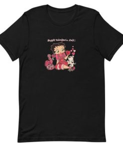 Vintage Betty Boop Valentine’s Day Short-Sleeve Unisex T-Shirt AA