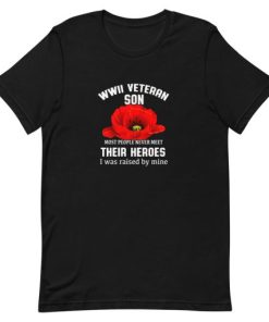 WWII veteran son most people never meet Short-Sleeve Unisex T-Shirt AA