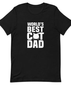 Worlds Best Cat Dad Short-Sleeve Unisex T-Shirt AA