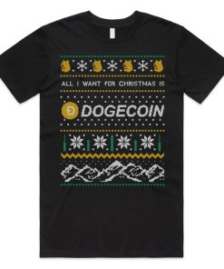 All I Want For Christmas Is Doge T-shirt AA