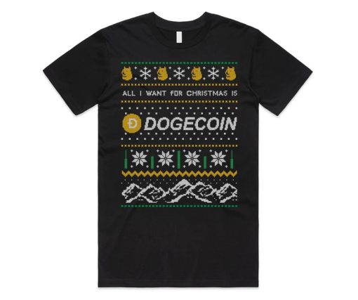 All I Want For Christmas Is Doge T-shirt AA