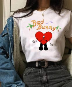 Bad Bunny Sad Heart T-Shirt AA