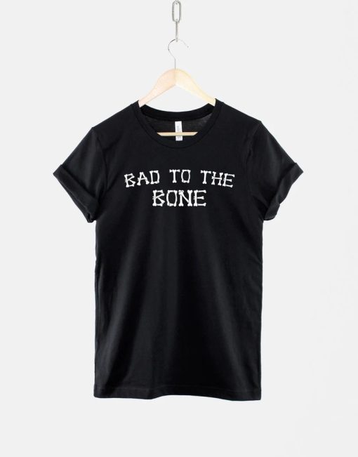 Bad To The Bone Funny Halloween Shirt AA