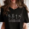 Ballet Dancing Skeletons tshirt AA