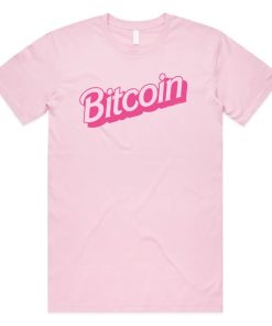 Bitcoin Pink Retro T-shirt AA