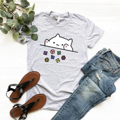 Cat Throwing Dice T-Shirt AA