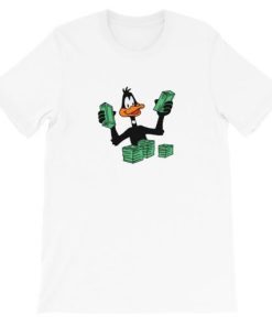 Daffy Duck Stacking Money Short-Sleeve Unisex T-Shirt AA