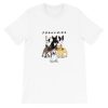 Fashion French Bulldog Short-Sleeve Unisex T-Shirt AA