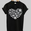 Flower heart tshirt AA