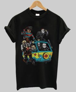 Horror Movie Mystery Van Halloween T-Shirt AA