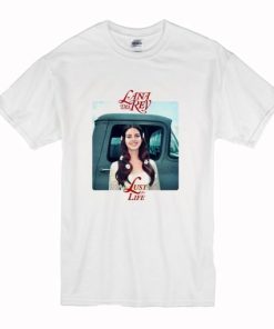 Lana Del Rey Rose Lust For Life T Shirt AA