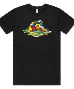 Melting Rubik's Cube T-shirt AA