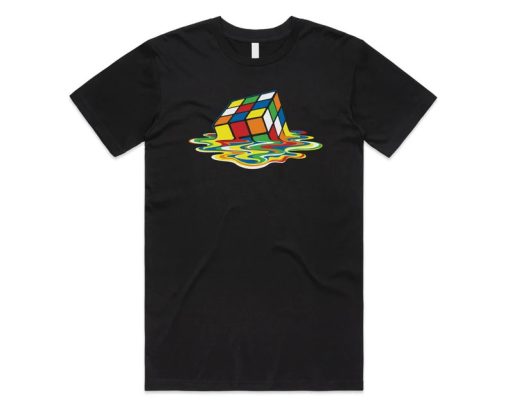 Melting Rubik's Cube T-shirt AA