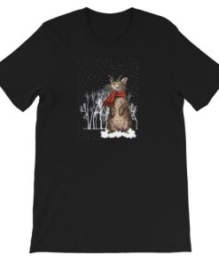 Merry Christmas Cat Short-Sleeve Unisex T-Shirt AA