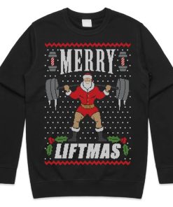 Merry Liftmas Christmas Sweatshirt AA