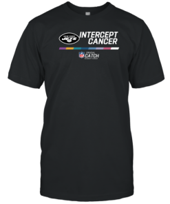 New York Jets Intercept Cancer Nfl Crucial Catch T-Shirt AA