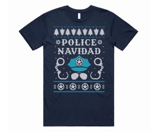 Police Navidad T-shirt AA