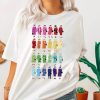 Queen Elizabeth Rainbow tshirt AA