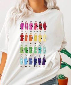 Queen Elizabeth Rainbow tshirt AA