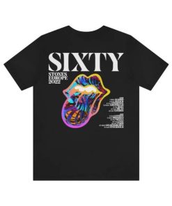 Rolling Stones 60th Anniversary 2022 Tour Unisex T-shirt BACK AA